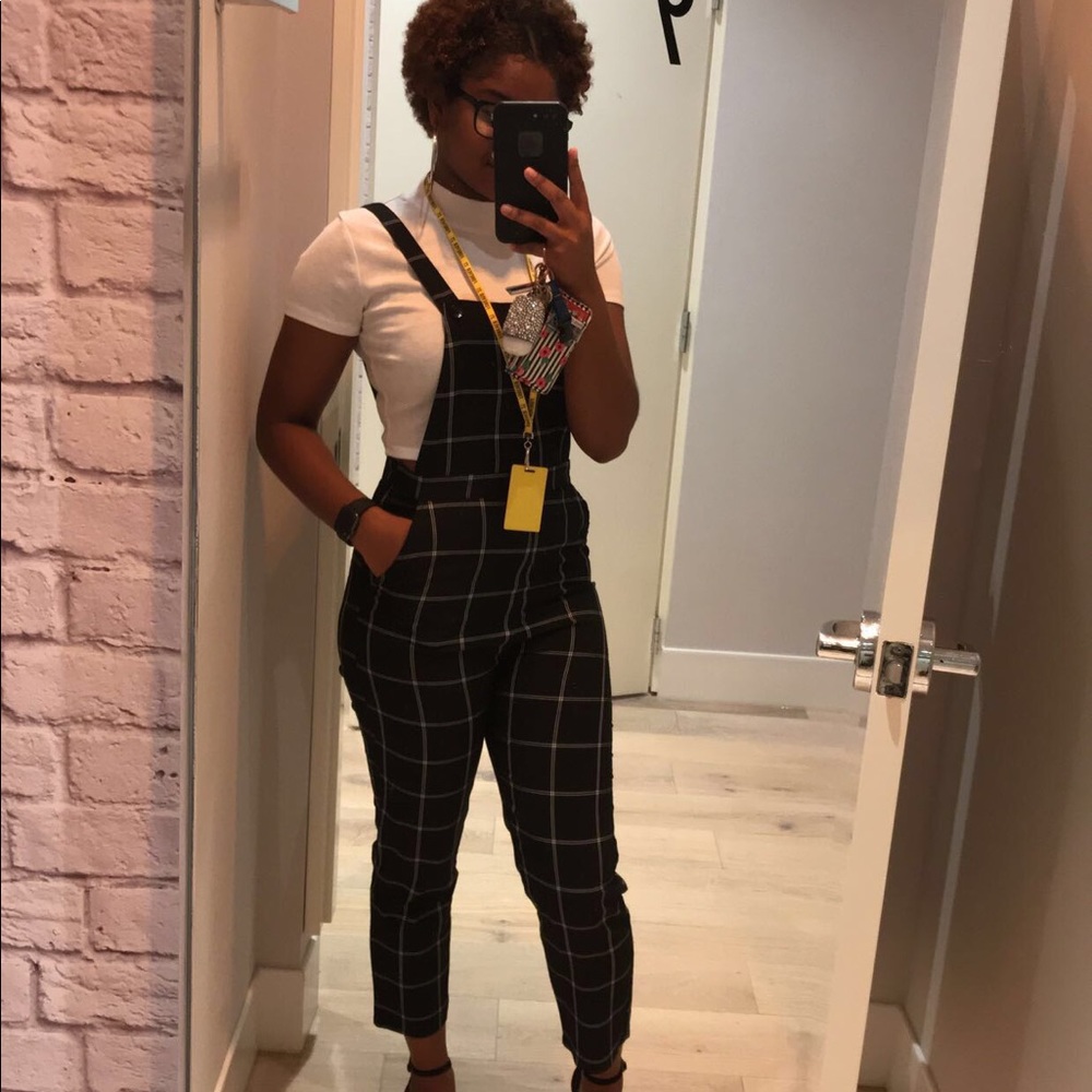 Plaid Jumpsuit / Overalls